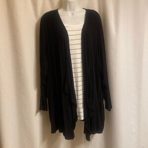 Torrid super soft knit waterfall open front cardigan size 6